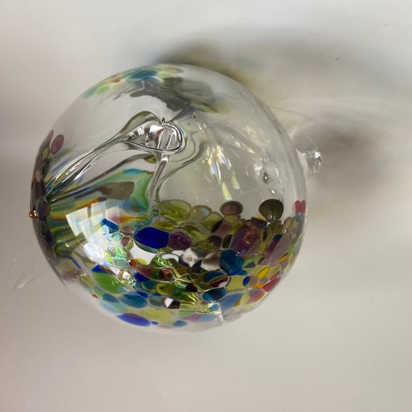 Vintage Art Glass WITCH BALL by Kitras, Handblown in Canada - Picture 14 of 15